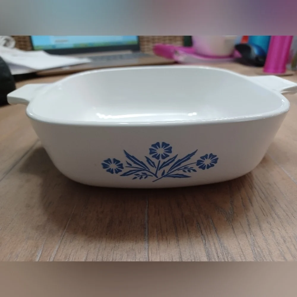 Vintage, Rare Corning Ware P-1-B 1 Qt.‎ Square Casserole With Lid.  Excel…